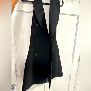 Zara halter neck blazer dress